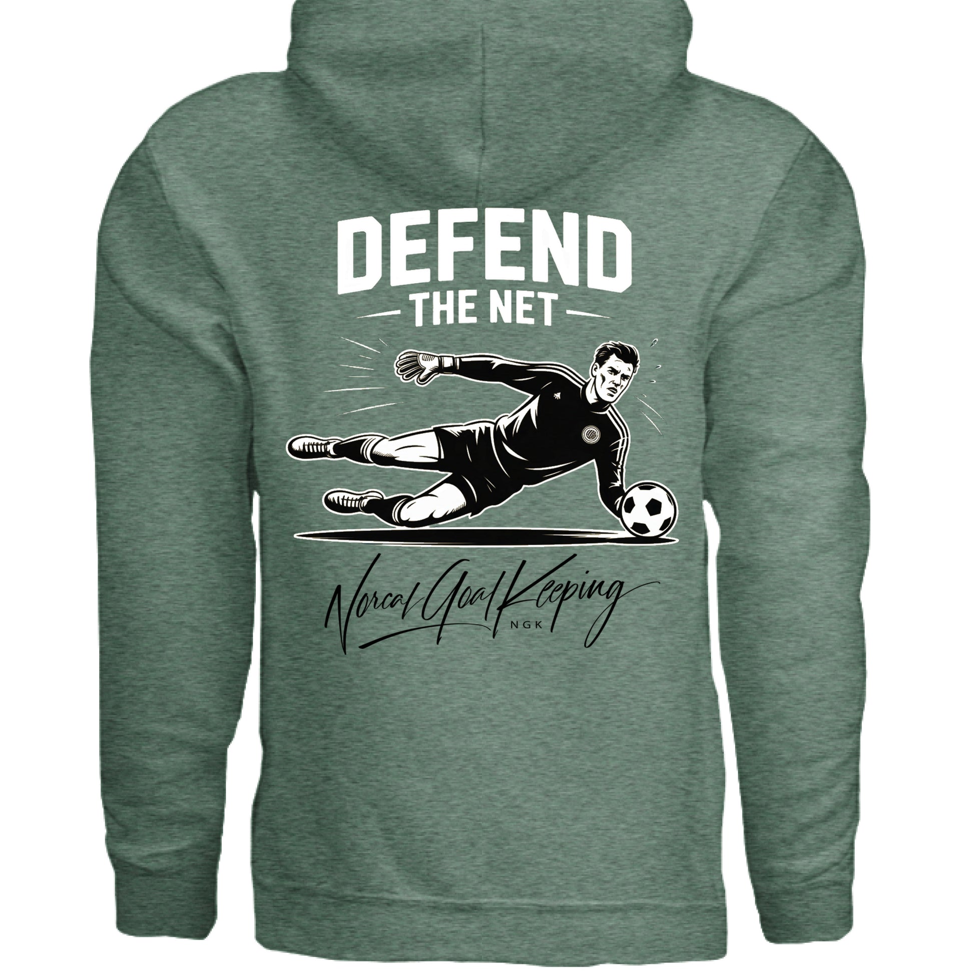 Heather Sport Dark Green - BACK